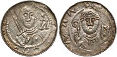 Medieval Poland Collection Władysław II Wygnaniec, Denar - Książę i Biskup - И* - bez nakryć głowy Delikatnie niedobity, pięknie zachowany. Odmiana z literą N (w odbiciu lustrzanym) pod gwiazdą. Popie