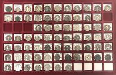 Ancient Coins Roman Empire, lot of sixty-nine (69) AR and AE Issues, mostly Roman denarii, I - II century A.D. Cesarstwo Rzymskie, zestaw 69 monet (głównie denarów), I - II wiek n.e. (69) Lot of sixty
