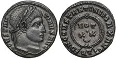 Ancient Coins Roman Empire, Constantine I the Great (306-337) AE Follis Cesarstwo Rzymskie, Konstantyn I Wielki (306-337) Follis Obv: CONSTANTINVS AVG. Laurate head of Constantin I to the rightRev: D 