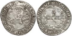 Medieval Foreign Coins Netherlands, Willem I (1379-1402) Groat Niderlandy, Willem I (1379-1402) Grosz Srebro, średnica 25.3-25.6 mm, waga 2.08 g. Grade: VF+ MEDIEVAL, MITTELALTER