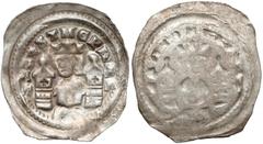 Medieval Österreich, Stephan V (1258-60), Pfennig Graz - REX + STHEPHAN Austria, Stefan V (1258-60), Fenig Graz - REX + STHEPHAN Styria (Steiermark). Przedstawienie: ukoronowane popiersie pomiędzy wie