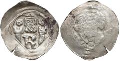 Medieval Österreich, Rudolf I (1273-91), Pfennig Kärnten - Buchstabe R... Austria, Rudolf I (1273-91), Fenig Karyntia - litera R pomiędzy... Rzadka pozycja. Mennica: Friesach. Przedstawienie: pomiędzy