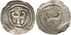 Medieval Österreich, Rudolf I (1273-91), Pfennig Kärnten - Adlerschild Austria, Rudolf I (1273-91), Fenig Karyntia - orzeł w tarczy - rzadki Rzadki. Awers: tarcza z orłem patrzącym w lewo, z rozpostar