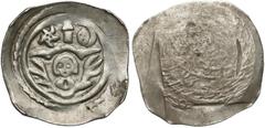 Medieval Österreich, Salzburg, Rudolf von Hoheneck (1284-90), Pfennig Austria, Salzburg, Rudolf von Hoheneck (1284-90), Fenig Rzadki. Przedstawienie: w bramie z jedną wieżą (po jej bokach gwiazda i pó