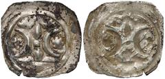 Medieval Österreich, Pfennig - Arkade mit Halbmonden mit Rosetten Austria, Fenig - arkada z półksiężycami z rozetami Srebro, średnica 17 mm, waga 0.62 g Grade: XF- MEDIEVAL, MITTELALTER