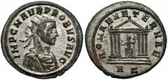 Ancient Coins Probus (276-282) Antoninian, Rome Probus (276-282) Antoninian, Rome Obverse: IMP C M AVR PROBVS AVG Radiate, cuirassed and draped bust right. Reverse: ROMAE AETERNAE / RZ Roma seated in 