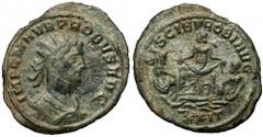 Ancient Coins Probus (276-282) Antoninian, Siscia - rzadkość SISCIA PROBI AVG Probus (276-282) Antoninian, Siscia - rzadkość SISCIA PROBI AVG Obverse: IMP C M AVR PROBVS AVG Radiate, draped and cuiras