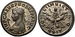 Ancient Coins Probus (276-282 n.e.) Antoninian, Cyzicus Probus (276-282 n.e.) Antoninian, Cyzicus Obverse: IMP C M AVR PROBVS P F AVG Radiate bust left in consular robe, holding eagle-tipped sceptre (