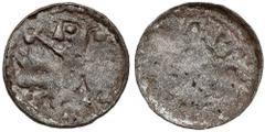 Medieval Poland Bolesław II Śmiały, Denar z jeźdźcem Bolesław II Śmiały, Denar z jeźdźcem Pierwszy typ monet Bolesława Szczodrego. Jego książęcy denar z mennicy w Krakowie, datowany na lata 1070-1076.
