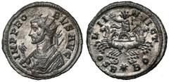 Ancient coins Probus (276-282 AD) Antoninian, RomeSol was the favorite and most frequently depicted God of the Roman pantheon in Probus' coinage. There are numerous variants of reverses with Sol; howe