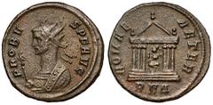 Ancient coins Probus (276-282 AD) Antoninian, Rome - AEQVITI seriesThis coin is part of the famous coded Aeqviti series (see the letter 'V' in the exergue, which is the 4th letter of the AEQVITI word 