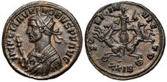 Ancient coins Probus (276-282 AD) Antoninian, Siscia - ex. Philippe GysenSol was the favorite and most frequently depicted God of the Roman pantheon in Probus' coinage. There are numerous variants of 