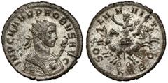 Ancient coins Probus (276-282 AD) Antoninian, Serdica - ex. Philippe GysenVery rare and desirable consular bust type RIGHT instead of left as usual. Sol was the favorite and most frequently depicted G