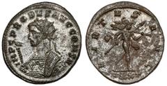 Ancient Coins Probus (276-282 AD) Antoninian, Ticinum - ex. Philippe GysenVery rare and desirable dated, consular legend celebrating Probus' second consulate (CONS II). Obverse: IMP C PROBVS AVG CONS 