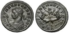 Ancient Coins Probus (276-282 AD) Antoninian, SerdicaSol was the favorite and most frequently depicted God of the Roman pantheon in Probus' coinage. There are numerous variants of reverses with Sol; h