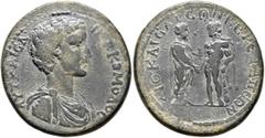 The Plankenhorn Collection: Phrygia PHRYGIA. Ceretapa. Commodus, as Caesar, 166-177. Hexassarion (Bronze, 35 mm, 25.29 g, 7 h). ΑΥΤ ΚΑΙϹ•Λ• - ΑΥΡ•ΚΟΜΟΔΟϹ Bare-headed, draped and cuirassed bust of Comm