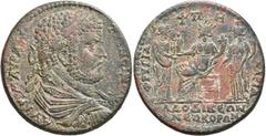 Roman Provincial PHRYGIA. Laodicea ad Lycum. Caracalla, 198-217. Medallion (Bronze, 43 mm, 44.17 g, 6 h), CY 88 = 214/5 (?). AYT K M AYP ANTΩNЄINOC Laureate, draped and cuirassed bust of Caracalla to 