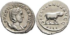 Roman Imperial Otacilia Severa, Augusta, 244-249. Antoninianus (Silver, 24 mm, 3.57 g, 12 h), Rome, 248. OTACIL SEVERA AVG Diademed and draped bust of Otacilia Severa set to right on crescent. Rev. SA
