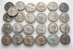 Group Lots A lot containing 25 silver coins. All: Syro-Phoenician Tetradrachms. About very fine to good very fine. LOT SOLD AS IS, NO RETURNS. 25 coins in lot. From a European collection, formed befor
