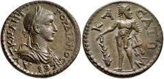 Roman Provincial CILICIA. Casae. Gordian III, 238-244. Diassarion (Orichalcum, 24 mm, 10.88 g, 7 h). AYT•K•M•ANT• ΓOPΔIANOC CЄB Laureate, draped and cuirassed bust of Gordian III to right. Rev. KACATΩ