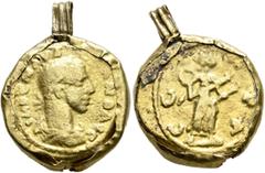The Aurum Barbarorum Collection IV UNCERTAIN GERMANIC TRIBES, Aurum Barbarorum. Late 3rd-early 4th centuries. 'Aureus' (Subaeratus, 25 mm, 7.12 g, 1 h), 'Provincial Group'. Imitating Severus Alexander