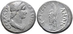 The Collection of E. ten Brink: Hadrian LYDIA. Sardis. Sabina, Augusta, 128-136/7. Diassarion (Bronze, 25 mm, 10.36 g, 6 h). ϹΑΒЄΙΝΑ ϹЄΒΑϹΤΗ Diademed and draped bust of Sabina to right. Rev. ϹΑΡΔΙΑΝΩΝ