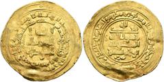 Early Medieval & Islamic ISLAMIC, Persia (Pre-Seljuq). Samanids. Nuh I ibn Nasr, AH 331-343 / AD 943-954. Dinar (Gold, 26 mm, 3.78 g), Muhammadiya, AH 331 = 943. Citing the ʿAbbasid caliph al-Muttaqi 