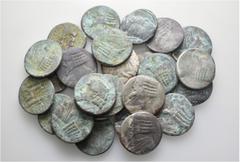Group Lots A lot containing 25 billon coins. All: Parthian Tetradrachms. Fair to good fine. LOT SOLD AS IS, NO RETURNS. 25 coins in lot. From a European collection, formed before 2005.