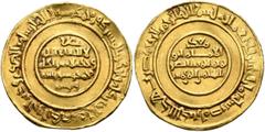 Early Medieval & Islamic ISLAMIC, Fatimids. al-Mustansir billah, AH 427-487 / AD 1036-1094. Dinar (Gold, 22 mm, 4.22 g, 9 h), first standard type, Misr, AH 438 = 1046/7. Within a central circle, ‘ʿAlī