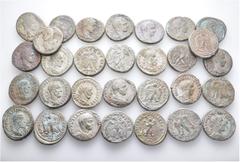 Group Lots A lot containing 30 billon coins. All: Syro-Phoenician tetradrachms. Fine to good very fine. LOT SOLD AS IS, NO RETURNS. 30 coins in lot. From a European collection, formed before 2005.
