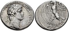 Roman Provincial SYRIA, Seleucis and Pieria. Antioch. Otho, 69. Tetradrachm (Silver, 28 mm, 14.90 g, 12 h), RY 1 = 69. [ΑΥΤΟΚΡΑΤⲰΡ] MAPKOC OΘⲰN KAICAP CЄΒΑC[ΤΟC] Laureate head of Otho to right. Rev. Є