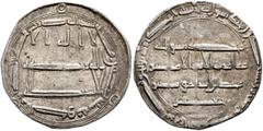 Early Medieval & Islamic ISLAMIC, 'Abbasid Caliphate. temp. Al-Rashid, AH 170-193 / AD 786-809. Dirham (Silver, 23 mm, 2.30 g, 9 h), al-Kufa, AH 180 = 796/7. ‘lā ilāha illā / Allāh waḥdahū / lā sharīk