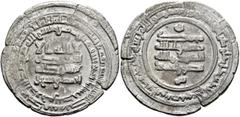 Early Medieval & Islamic ISLAMIC, Persia (Pre-Seljuq). Samanids. Ahmad ibn Sahl, rebel, AH 303-308 / AD 915-920. Dirham (Silver, 28 mm, 6.03 g, 3 h), Badakhshan, AH 306 = 918/9. ‘lā ilāha illā / Allāh
