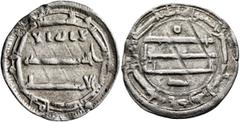 Early Medieval & Islamic ISLAMIC, 'Abbasid Caliphate. temp. Al-Mahdi, AH 158-169 / AD 775-785. Dirham (Silver, 24 mm, 2.11 g, 4 h), al-ʿAbbasiya, AH 162 = 778/9. ‘lā ilāha illā / Allāh waḥdahū / lā sh
