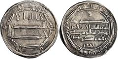 Early Medieval & Islamic ISLAMIC, 'Abbasid Caliphate. temp. Al-Rashid, AH 170-193 / AD 786-809. Dirham (Silver, 25 mm, 2.88 g, 9 h), al-Muhammadiya, AH 180 = 796/7. ‘lā ilāha illā / Allāh waḥdahū / lā