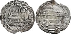 Early Medieval & Islamic ISLAMIC, 'Abbasid Caliphate. Al-Muqtadir, second reign, AH 296-317 / AD 908-929. Dirham (Silver, 25 mm, 2.58 g, 6 h), Arrajan, AH 298 = 910/1. Citing his son, Abuʾl-ʿAbbas, as