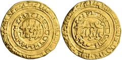 Early Medieval & Islamic ISLAMIC, Fatimids. al-Hakim bi-Amr Allah, AH 386-411 / AD 996-1021. Dinar (Gold, 22 mm, 3.89 g, 4 h), second series, Misr, AH 39x. Within a central circle, ‘Muḥammad rasūl All