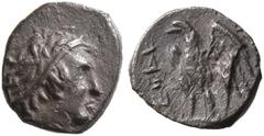 Greek JUDAEA, Hellenistic Period. Ptolemaic issues, circa 294-242/1 BC. 1/4 Obol or Ma'ah (Silver, 6 mm, 0.16 g, 2 h), Jerusalem, 294-circa 282 and 272-262/1. Diademed head of Ptolemy I to right. Rev.