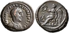 Roman Provincial EGYPT. Alexandria. Gordian I, 238. Tetradrachm (Potin, 23 mm, 13.00 g, 11 h), RY 1 = March-April 238. A K M AN ΔOPΔIANOC CЄM AΦP ЄYCЄ Laureate, draped and cuirassed bust of Gordian I 