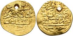 Early Medieval & Islamic ISLAMIC, Ottoman Empire. Murad IV, AH 1032-1049 / AD 1623-1640. Sultani (Gold, 22 mm, 3.39 g, 12 h), Misr, AH 1032 = AD 1623. Within a circle, ‘sulṭān al-barrayn / wa khāqān a