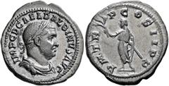 Roman Imperial Balbinus, 238. 'Denarius' (Billon, 21 mm, 4.02 g, 6 h), a contemporary cast imitation. Irregular mint, after circa April-June 238. IMP C D CAEL BALBINVS AVG Laureate, draped and cuirass