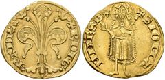 2,500 Years of Gold: The W. Uhrmeister Collection FRANCE, Provincial. Orange (principauté). Raymond III, 1314-1340 or Raymond IV, 1340-1393. Florin d'or (Gold, 20 mm, 3.35 g, 7 h). ✠R•DI•G• - •P•AVRA 