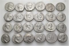Group Lots A lot containing 24 silver coins. All: Syro-Phoenician. Tetradrachms. Fine to very fine. LOT SOLD AS IS, NO RETURNS. 24 coins in lot. From a European collection, formed before 2005.