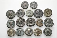 Group Lots A lot containing 17 bronze coins. Including: Roman Provincial. Alexandria Tetradrachms. Fine to very fine. LOT SOLD AS IS, NO RETURNS. 17 coins in lot. From the collection of Walter Uhrmeis