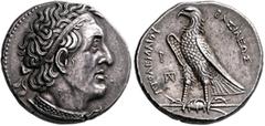 The Basileia Hellenika Collection of Exceptional Tetradrachms PTOLEMAIC KINGS OF EGYPT. Ptolemy I Soter, 305-282 BC. Tetradrachm (Silver, 26 mm, 14.28 g, 12 h), Alexandria, circa 294-285. Diademed hea