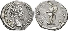 Roman Imperial Didius Julianus, 193. Denarius (Silver, 18 mm, 3.15 g), Rome. IMP CAES M DID IVLIAN AVG Laureate head of Didius Julianus to right. Rev. P M TR P COS Fortuna standing front, head to left