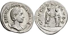 Roman Imperial Tranquillina, Augusta, 241-244. Antoninianus (Silver, 23 mm, 4.89 g, 8 h), Rome, 241. SABINIA TRANQVILLINA AVG Diademed and draped bust of Tranquillina set on crescent to right. Rev. CO