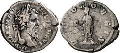 Roman Imperial Didius Julianus, 193. Denarius (Silver, 19 mm, 2.51 g, 6 h), Rome. IMP CAES M DID IVLIAN AVG Laureate head of Didius Julianus to right. Rev. RECTOR ORBIS Didius Julianus, togate, standi