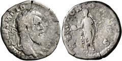 Roman Imperial Didius Julianus, 193. Denarius (Silver, 18 mm, 2.39 g, 7 h), Rome. IMP CAES M DID IVLIAN AVG Laureate head of Didius Julianus to right. Rev. RECTOR ORBIS Didius Julianus, togate, standi