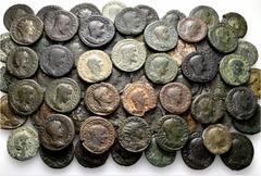 The G.G. Collection of Roman Imperial third century middle bronzes A lot containing 65 bronze coins. Includes: Middle bronzes of Maximinus Thrax, Maximus, Gordian III, Philip I, Otacilia Severa, Phili